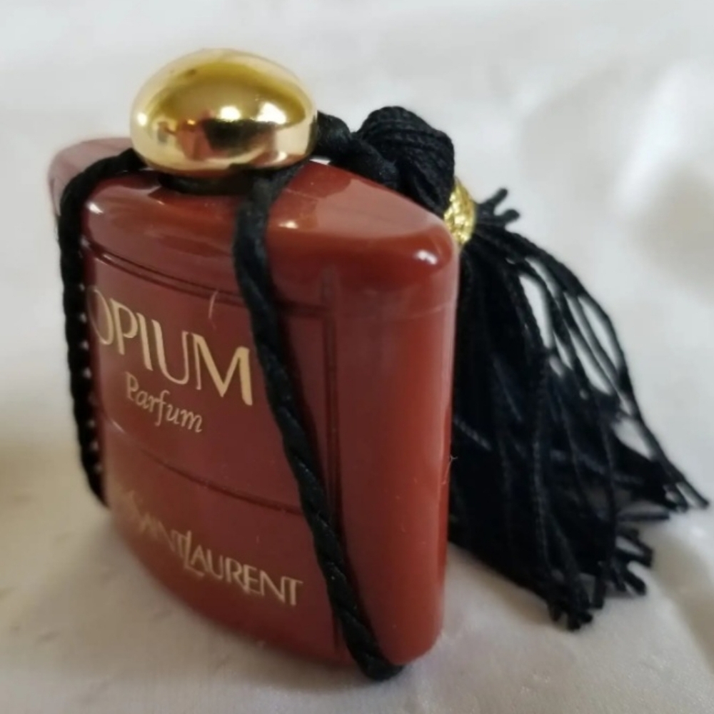 Rare Vintage Yves Saint Laurent Opium parfum bottle 3.5 ml - Picture 2 of 7
